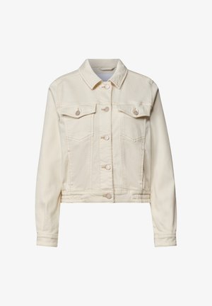 Street One Studio, COLORED DENIM JACKE MIT BRUSTTASCHEN - Veste en jean - soft ecru