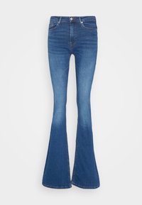 ONLPAOLA LIFE RETRO  - Alt laienevad teksad - dark blue denim
