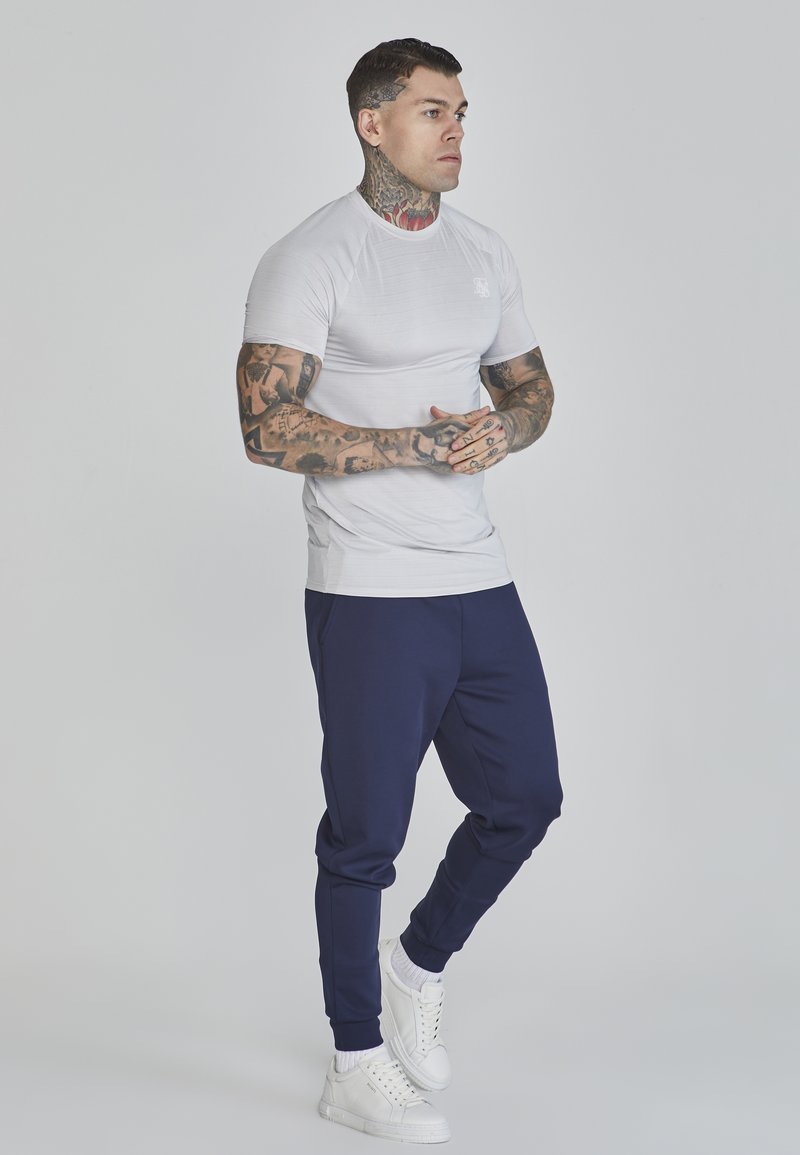 SikSilk T-shirt basic grijs