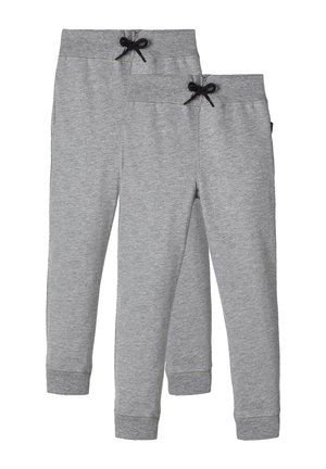 JOGGING 2-ER  - Tracksuit bottoms - grau