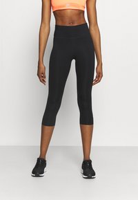 Nike Performance - TIGHTS ONE CAPRI - 3/4 sports trousers - black Thumbnail Image 1