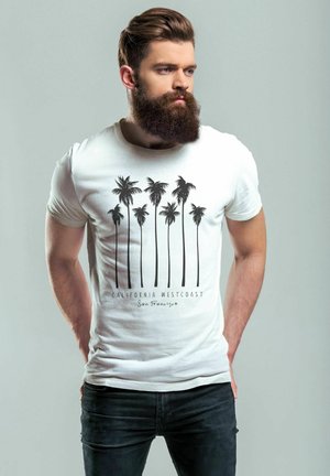 PALMEN CALIFORNIA WESTCOAST PALMS SUMMER - T-Shirt print - weiß
