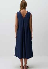 Jimmy Key V NECK SLEEVELESS - Vestito di jeans - blue