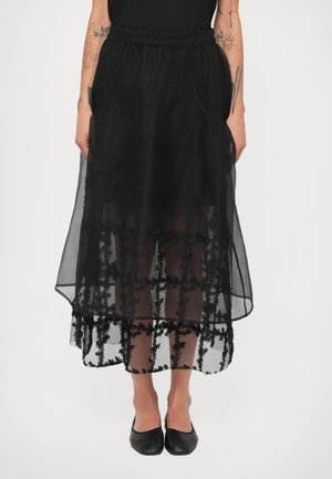 SEVARA - A-vonalú szoknya - black