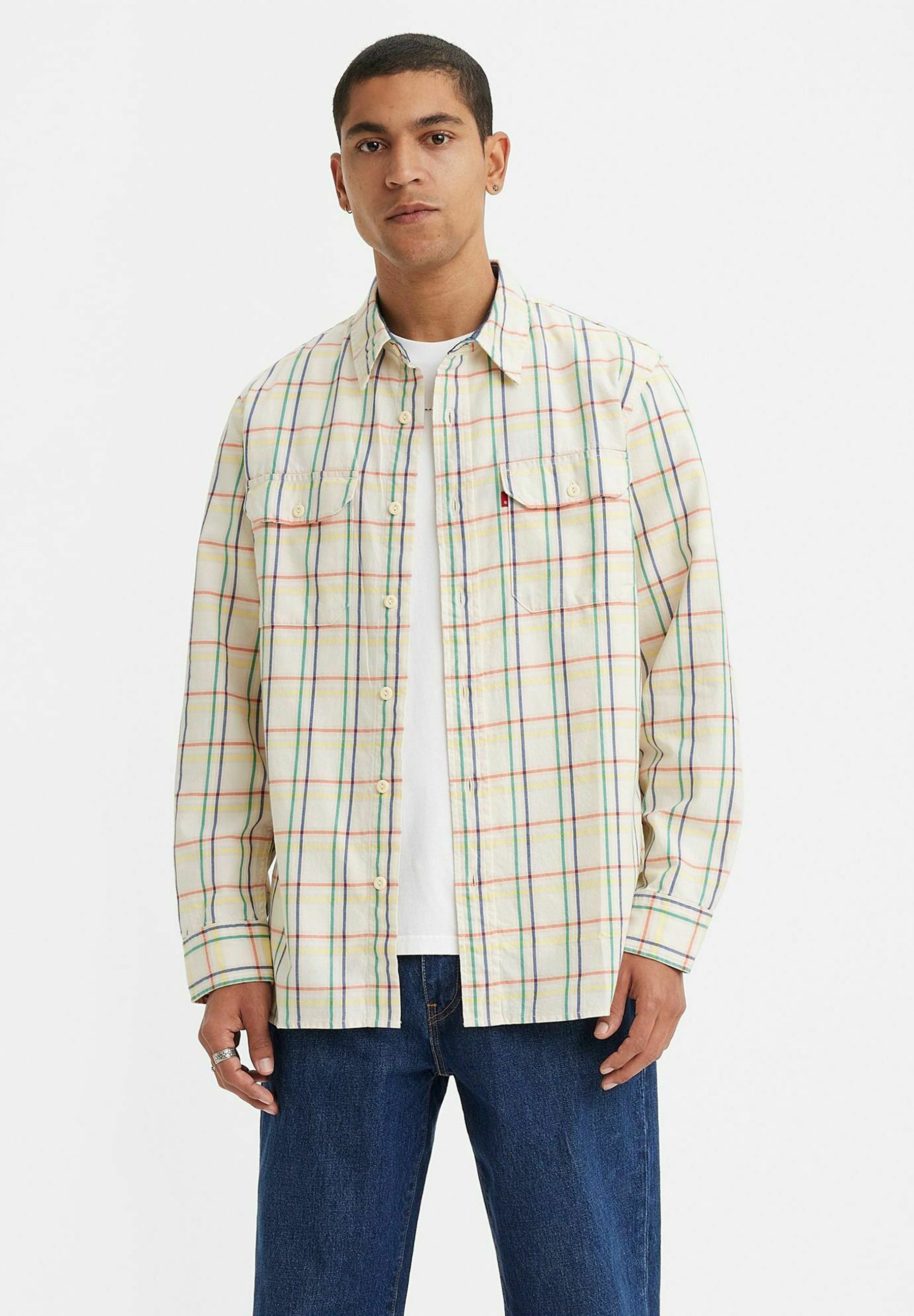 Levi's® CLASSIC WORKER Shirt albany picante/multi-coloured
