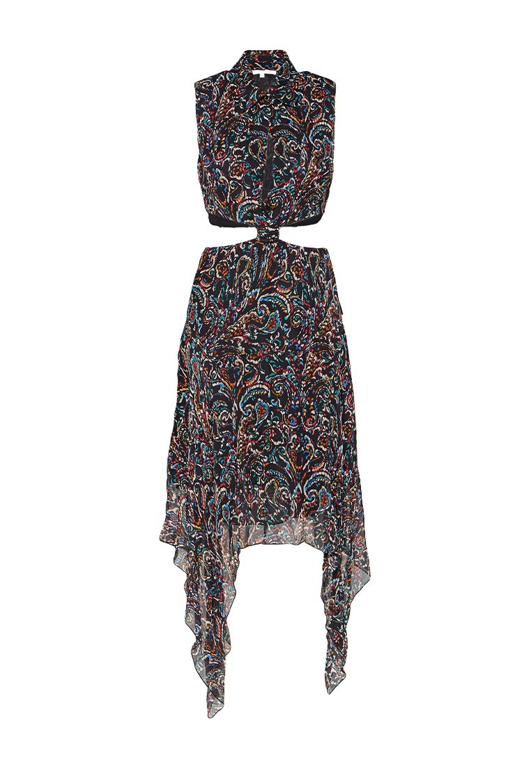 PATRIZIA PEPE Blousejurk paars gemêleerd