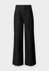 JEAN - Široke nogavice - washed black