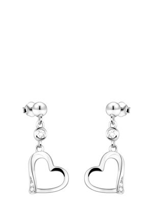 STECKER HEART BALL - Örhänge - silver coloured