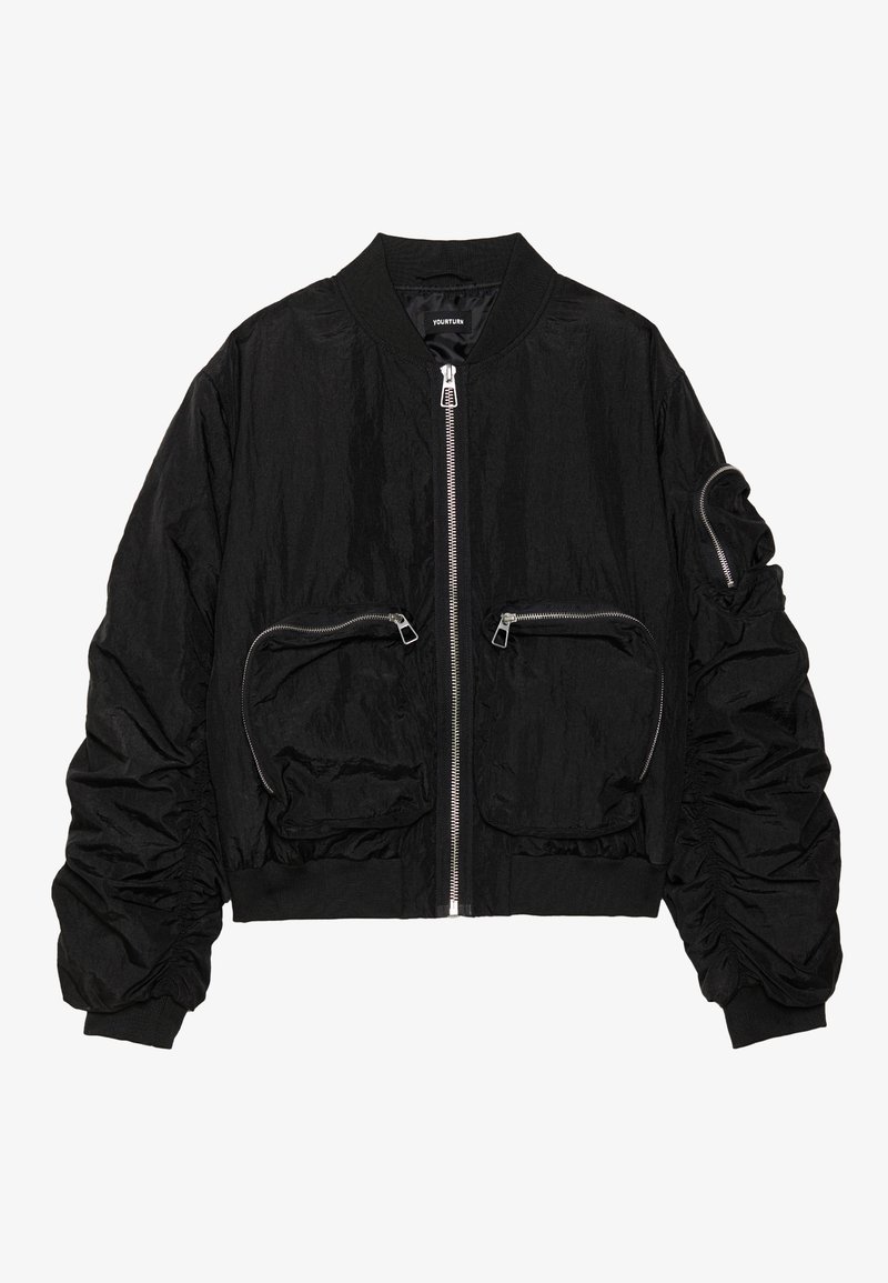 YOURTURN Bomberjacks zwart