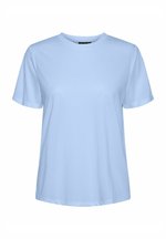 T-Shirt Donna Pieces Pcanora SS BC - Girocollo In Viscosa Sostenibile, Vestibilità Normale, Colore Unico