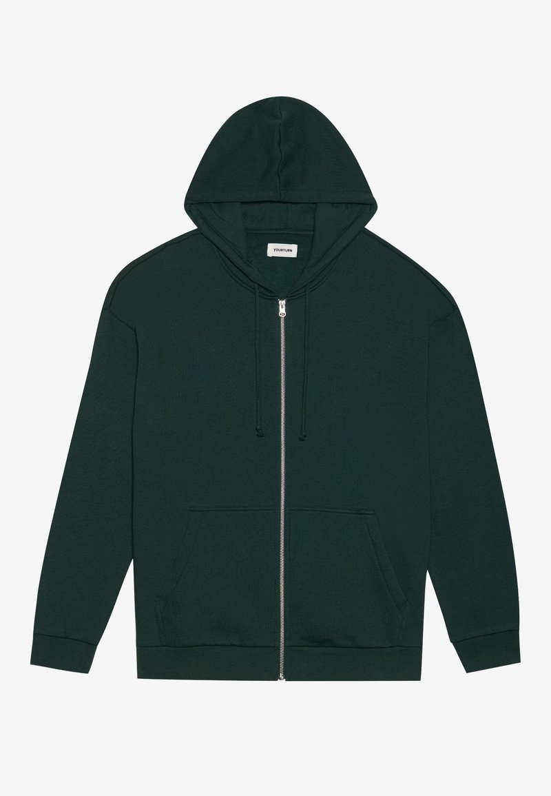 YOURTURN Sweater met rits donkergroen YOURTURN Sweater met rits donkergroen