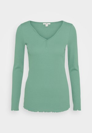 Top s dlouhým rukávem - dusty green