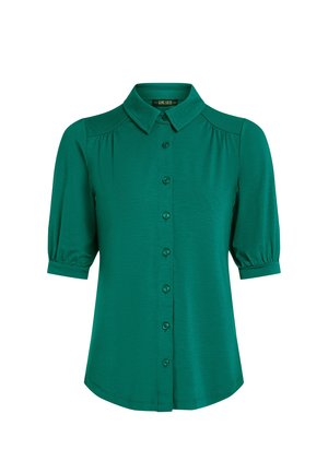 King Louie, CARINA BLOUSE TULUM - Button-down blouse - ponderosa green