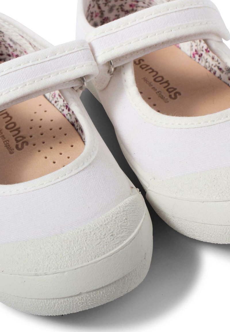 Kinder Klettschuhe | Pisamonas MERCEDITA Slipper blanco/weiß - SJ45250 Kinder Klettschuhe | Pisamonas MERCEDITA Slipper blanco/weiß - SJ45250