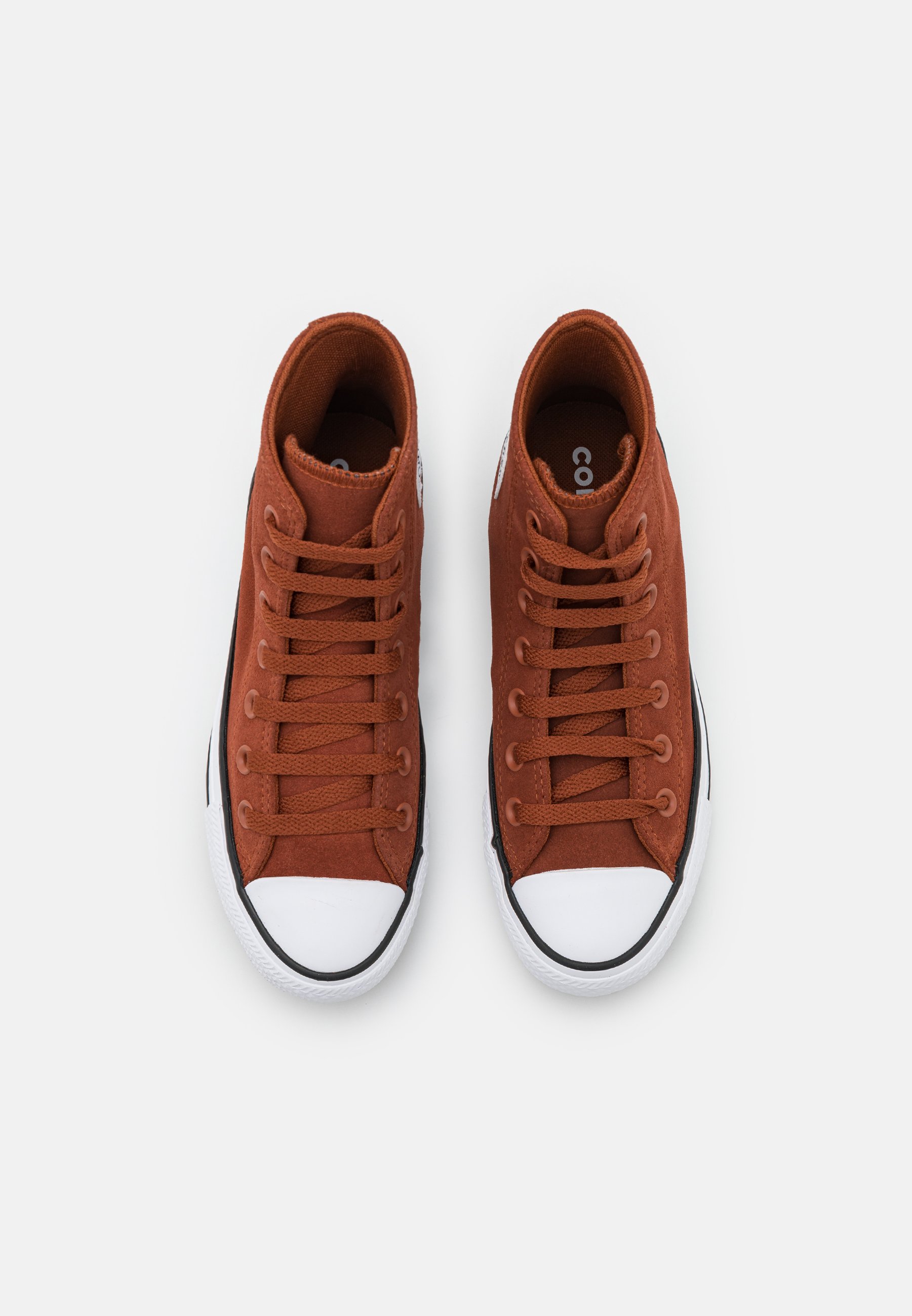 Converse CHUCK TAYLOR ALL STAR UNISEX - Zapatillas altas - cedar  bark/black/white/rojo oscuro - Zalando.es