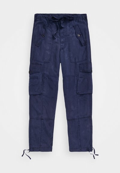 Polo Ralph Lauren LINEN BLEND TWILL CARGO TROUSER - Cargobroek - newport navy