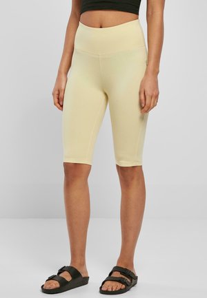 STRETCH CYCLE - Shorts - softyellow