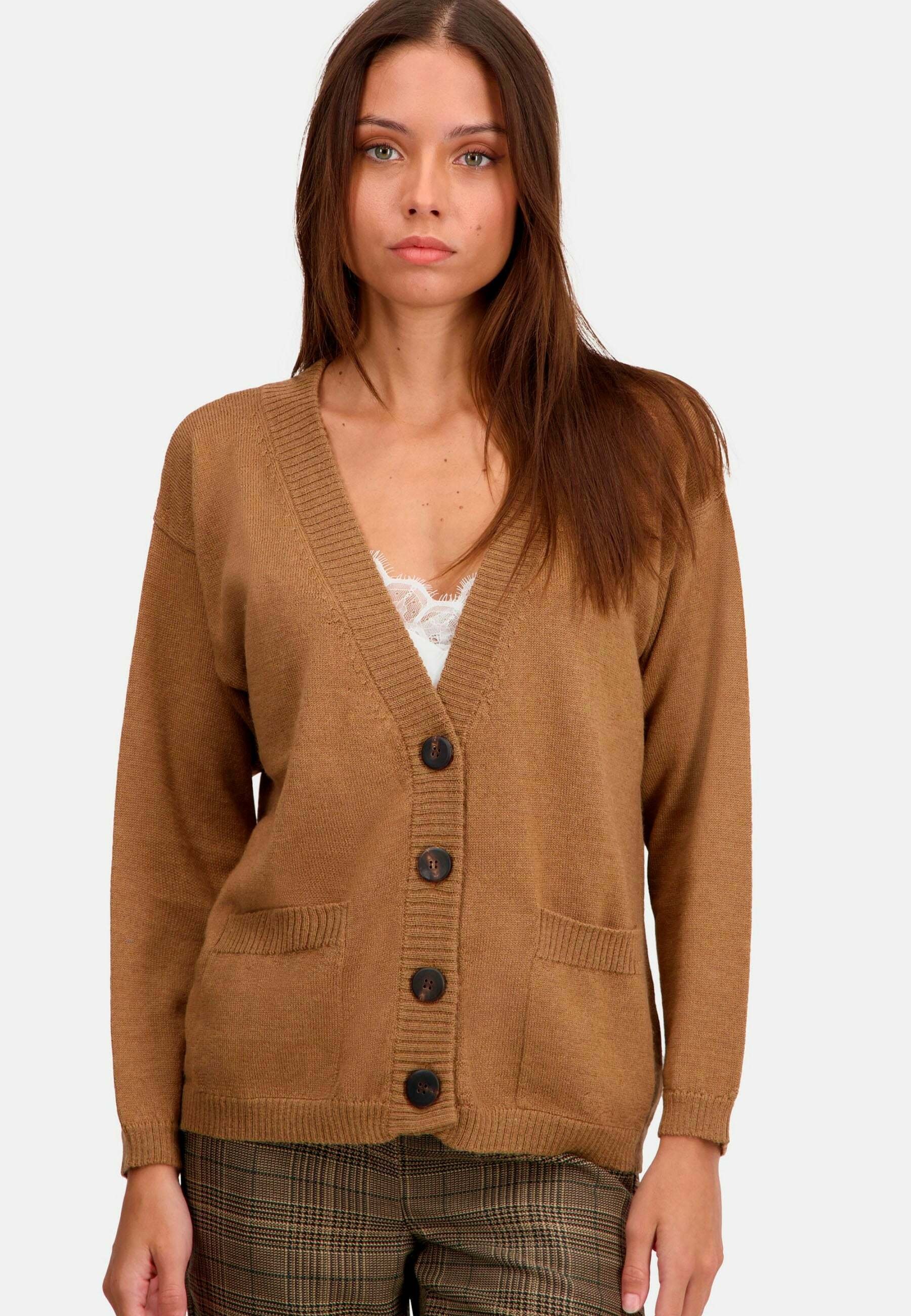 Mahogany TOULOUSE Strickjacke caramel/hellbraun Zalando