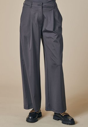 TECHNO - Stoffhose - black