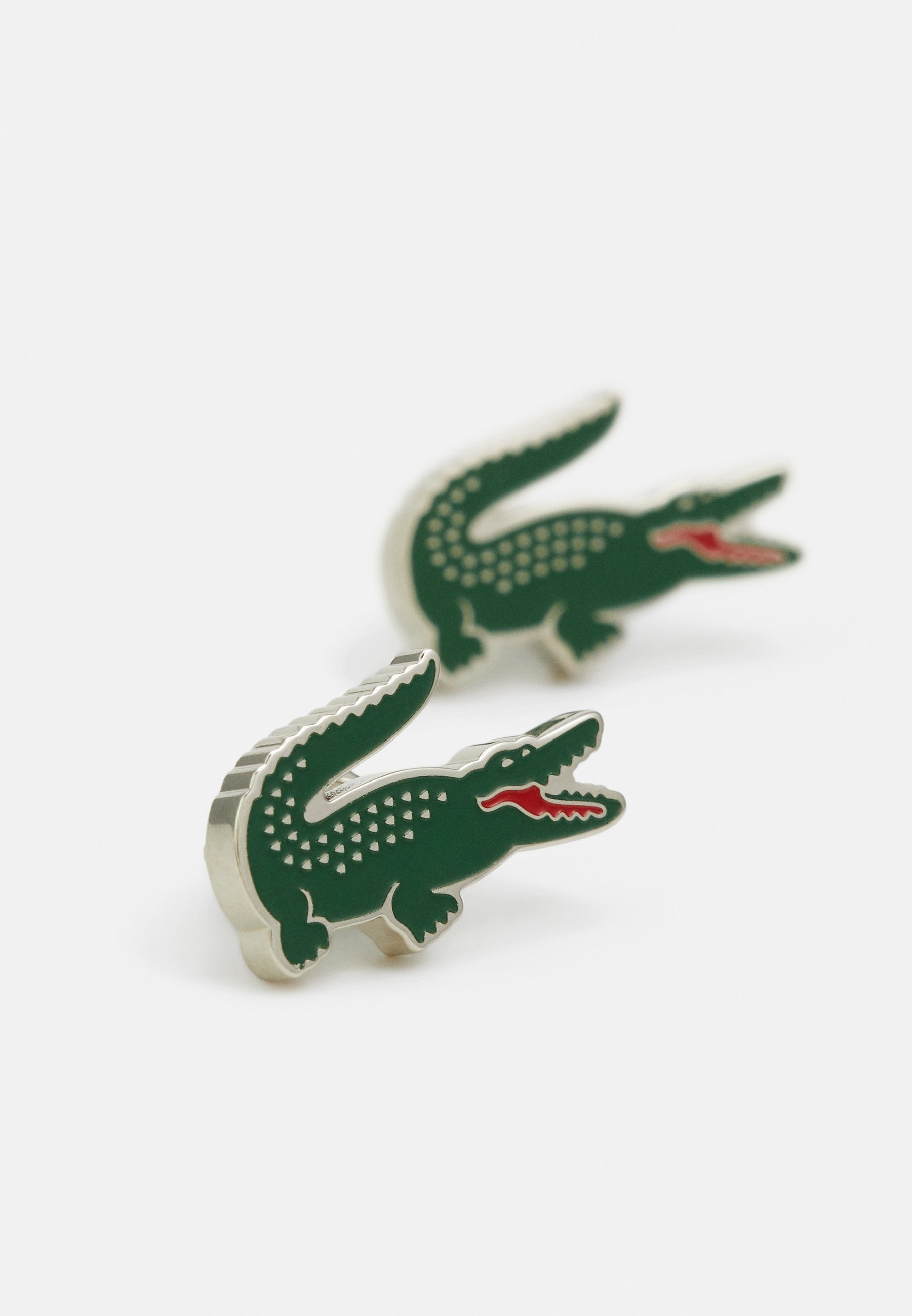 Lacoste UNISEX - Earrings - silver-coloured/green/silver
