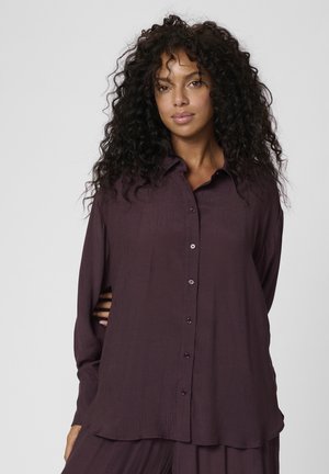 Kaffe ANJA - Button-down blouse - fudge