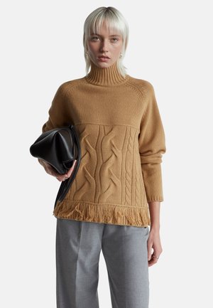 HIGH NECK  - Maglione - beige