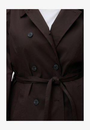 Vero Moda Curve, TRENCHCOAT VMCCHELSEA TRENCHCOAT - Trench - chocolate torte