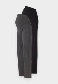 2 PACK - Παντελόνι φόρμας -  black\dark grey