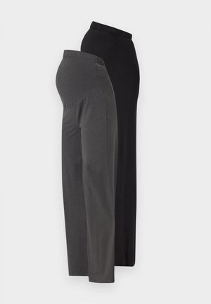 2 PACK - Tepláky -  black\dark grey