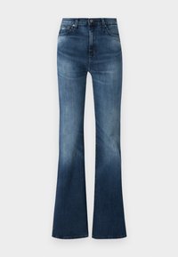 SYLVIA - Flared jeans - denim black