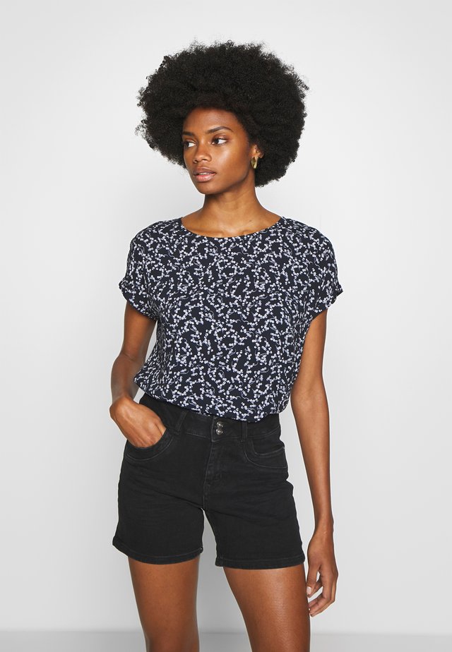 BLOUSE PRINTED - Blouse - navy