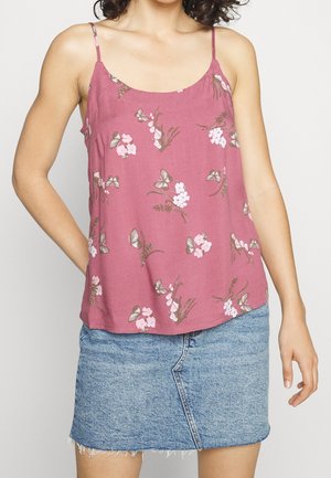 Top - mottled light pink