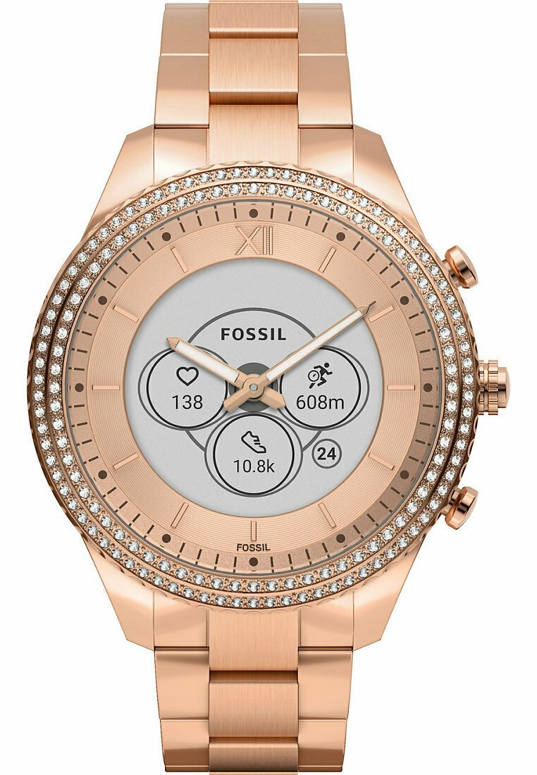 Fossil Skelettuhr Fossil Uhr Automatik Damen Rose Gold Fossil