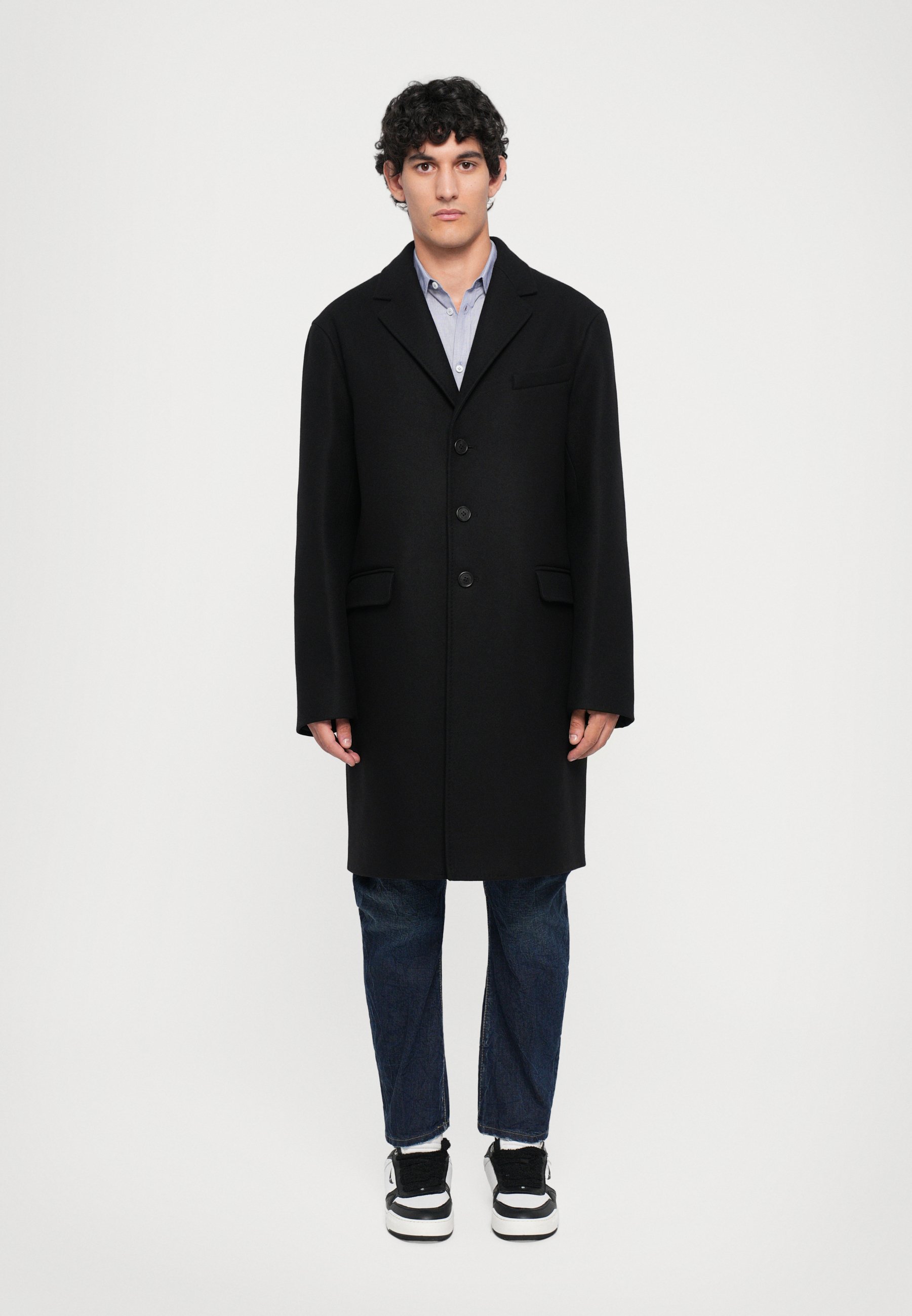 DSQUARED2 ブラック チェスターコート S Dsquared2 EASY COAT - Classic coat - black - Zalando.co.uk