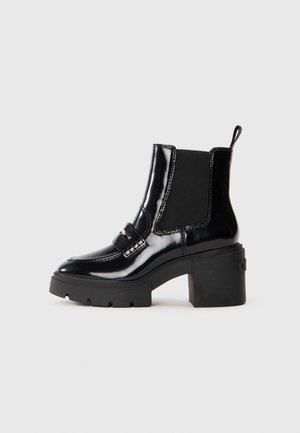 TISBURY - High heeled ankle boots - black