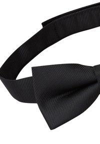 Sort butterflyknude lavet af struktureret stof, som har en glat knude og en justerbar rem for sikker pasform. Klassisk og elegant design.
