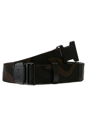 JAQUARD CAMO BELT - Gürtel - black/brown