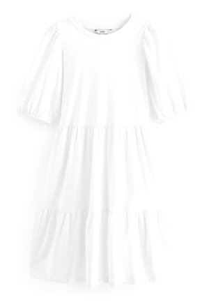 Jerseykjole - white