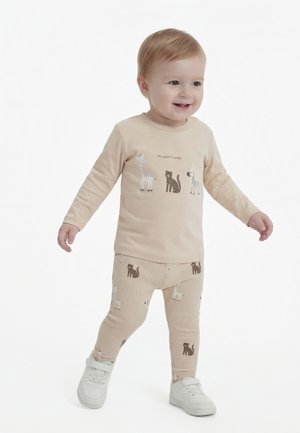 Name it NBNTUTTY BOX UNISEX SET - Legging (type pantalon) - summer sand
