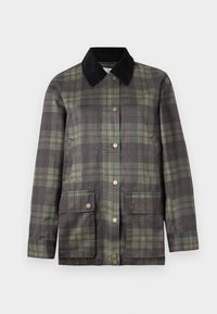 MID LENGTH WAXED BARN JACKET PLAID - Casaco de verão - 216