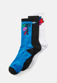 CREW UNISEX 3 PACK - Sokid - black/photo blue/white/stadium green