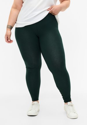BASIC - Leggings - Trousers - scarab