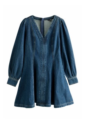 REGULAR FIT - LONG SLEEVE  - Jeanskleid - denim dark blue