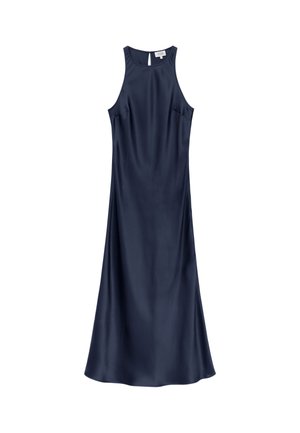 & OTHER STORIES, & OTHER STORIES SLEEVELESS SATIN DRESS - Robe de jour - dark blue