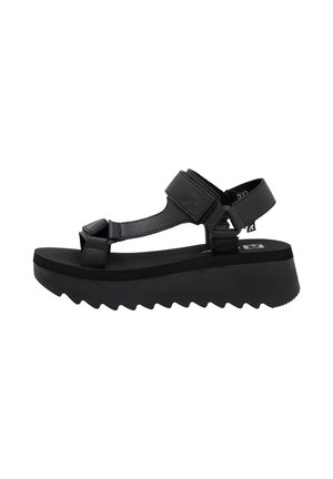 Platform sandals - schwarz