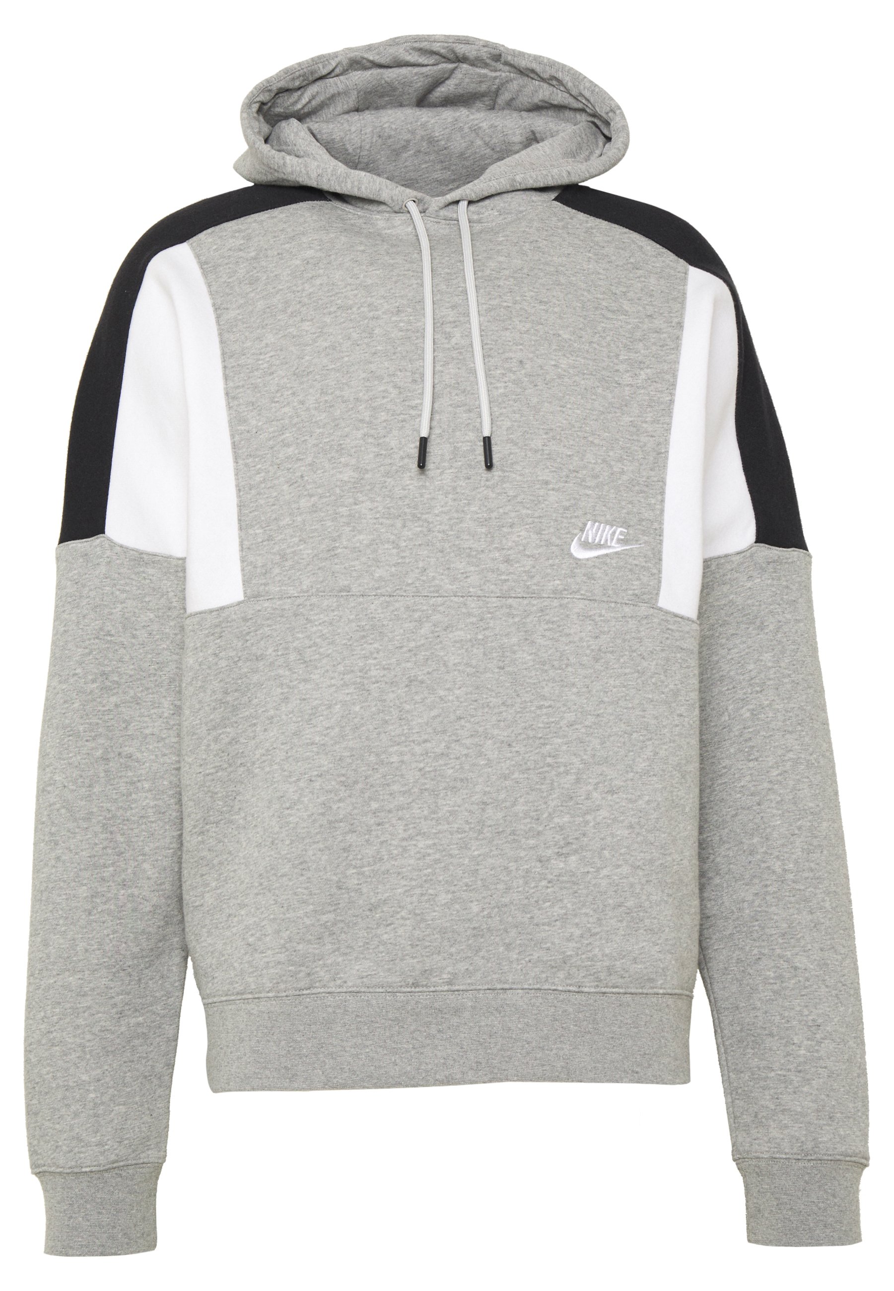 Nike Sportswear HOODIE Kapuzenpullover grey heather Nike Hoodie Jungen white black dk grey heather black im