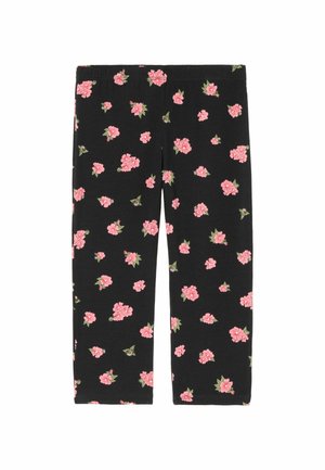 Šortky - schwarz w nero stampa underground flowers