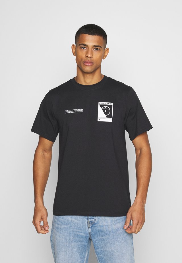 STEEP TECH LOGO TEE UNISEX  - T-shirt imprimé - black
