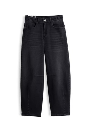 OPUS, MID RISE OVALES BEIN - Jeans baggy - dark grey
