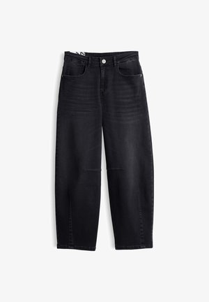 OPUS, MID RISE OVALES BEIN - Jeans baggy - dark grey